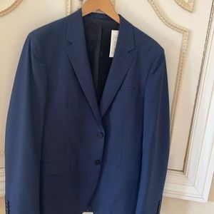 Brand new long theory jacket black and navy